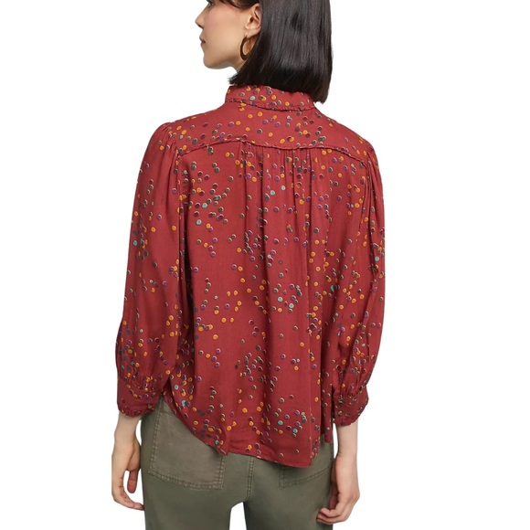 Anthropologie MAEVE Aldan Button Down Shirt Sz. Medium - Picture 5 of 8